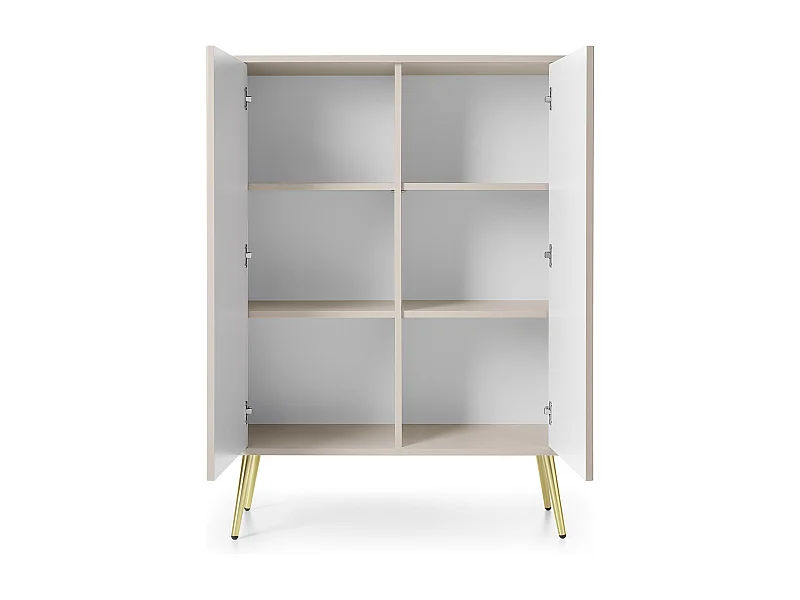 Commode Cachemire, pieds: or, 103 x 129 x 39 cm