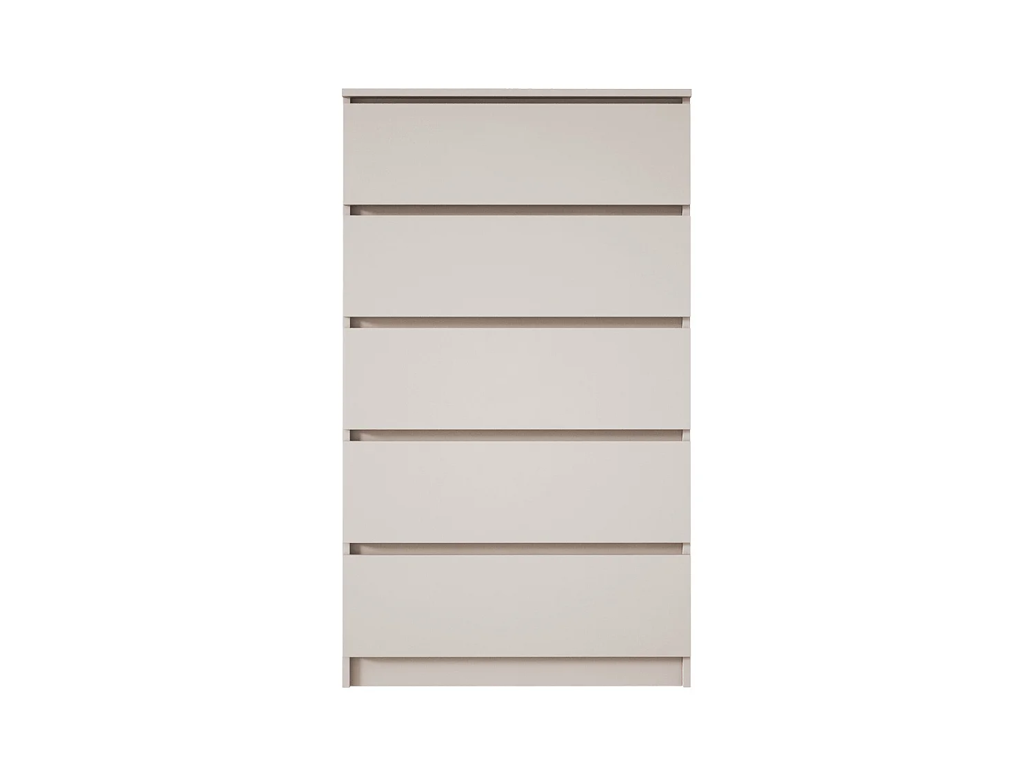 Commode : 5 tiroirs, cachemire, 70 x 124 x 39 cm