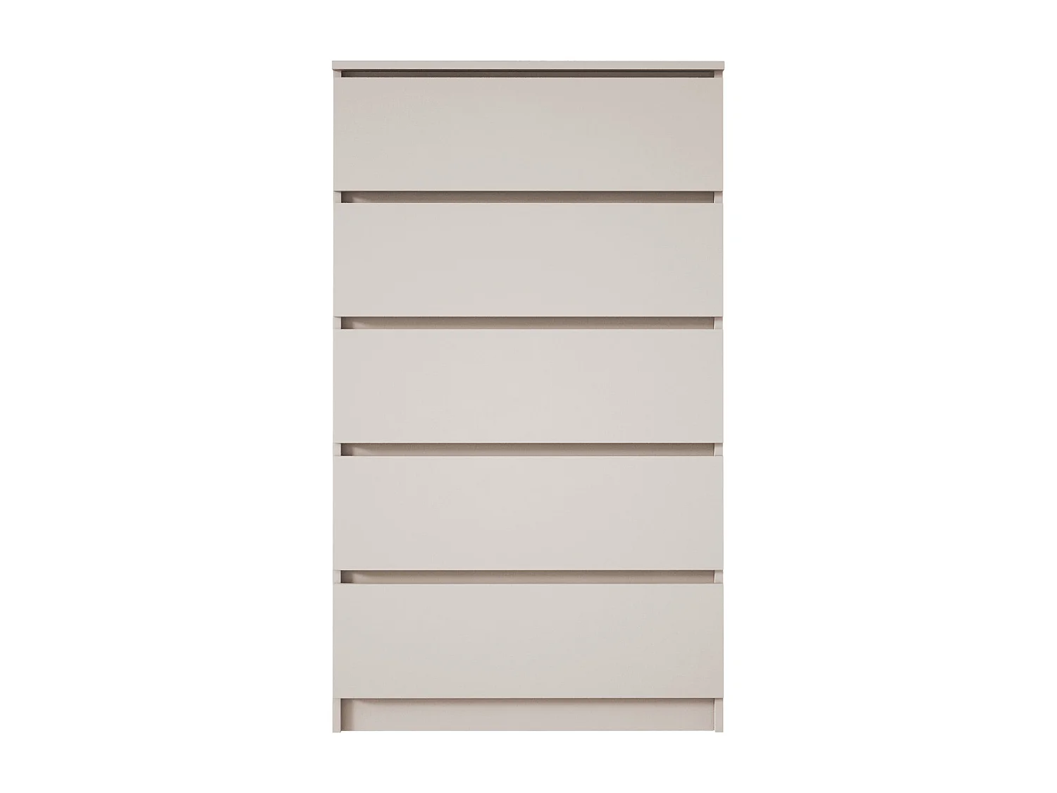 Commode : 5 tiroirs, cachemire, 70 x 124 x 39 cm