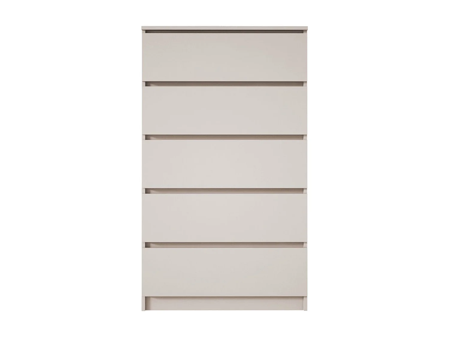 Commode 5 tiroirs, cachemire, 70 x 124 x 39 cm