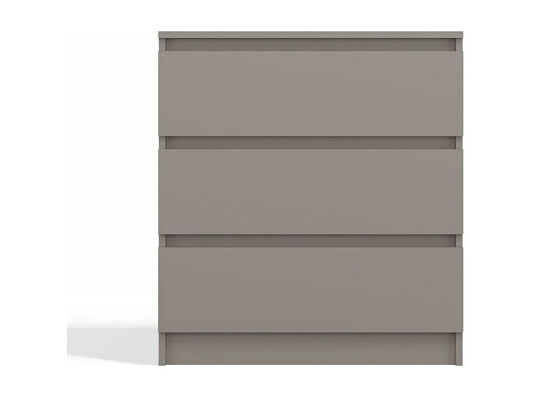 Commode : 3 Tiroirs, Argile, 40 X 75 X 70 Cm