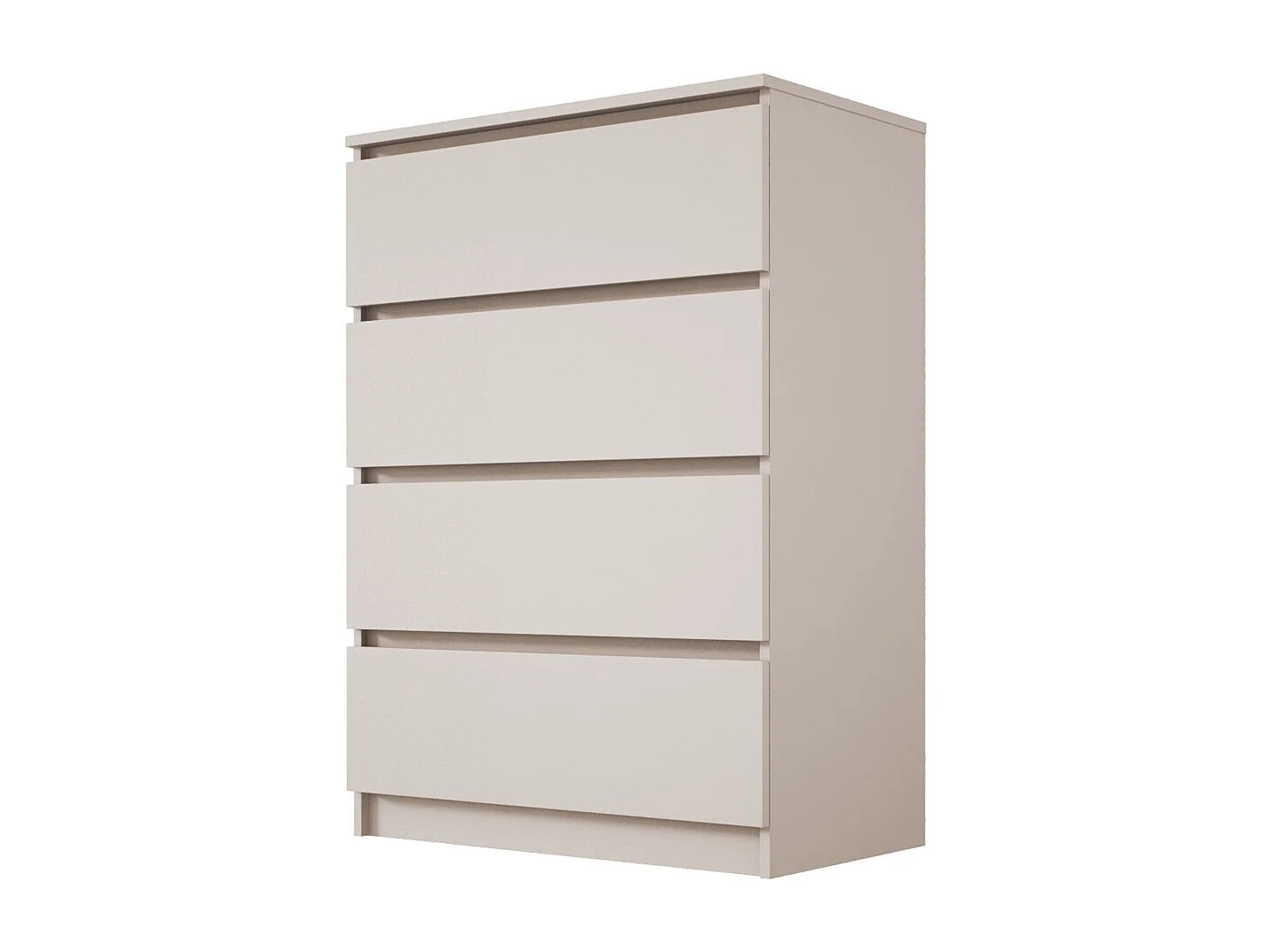 Cômoda: 4 gavetas, caxemira, 70 x 39 x 101 cm