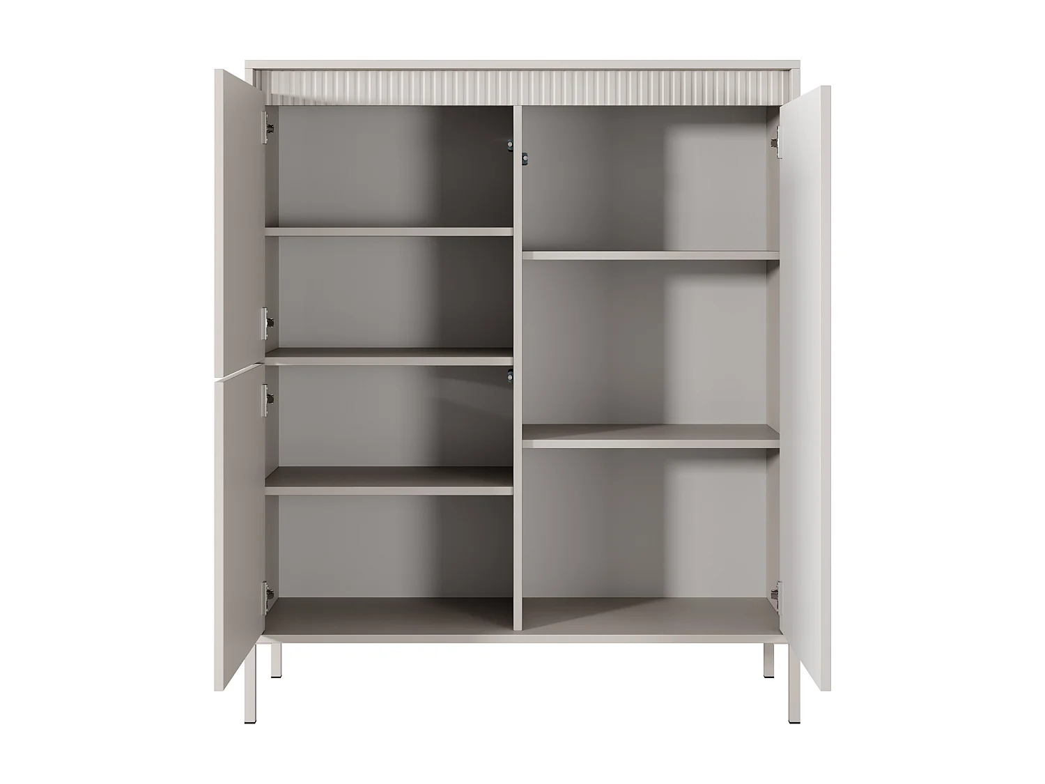 Commode : 3 Portes, Cachemire, 123,4 X 103,5 X 39,5 Cm