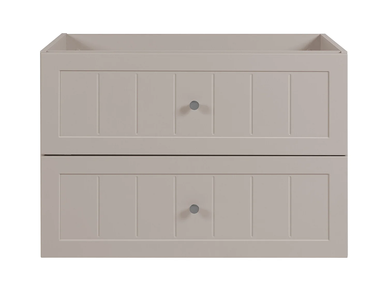 Meuble sous lavabo de style classique, cachemire, 80 x 57 x 46 cm