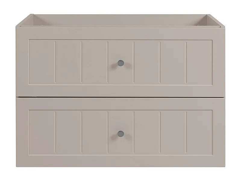 Meuble sous lavabo de style classique, cachemire, 80 x 57 x 46 cm