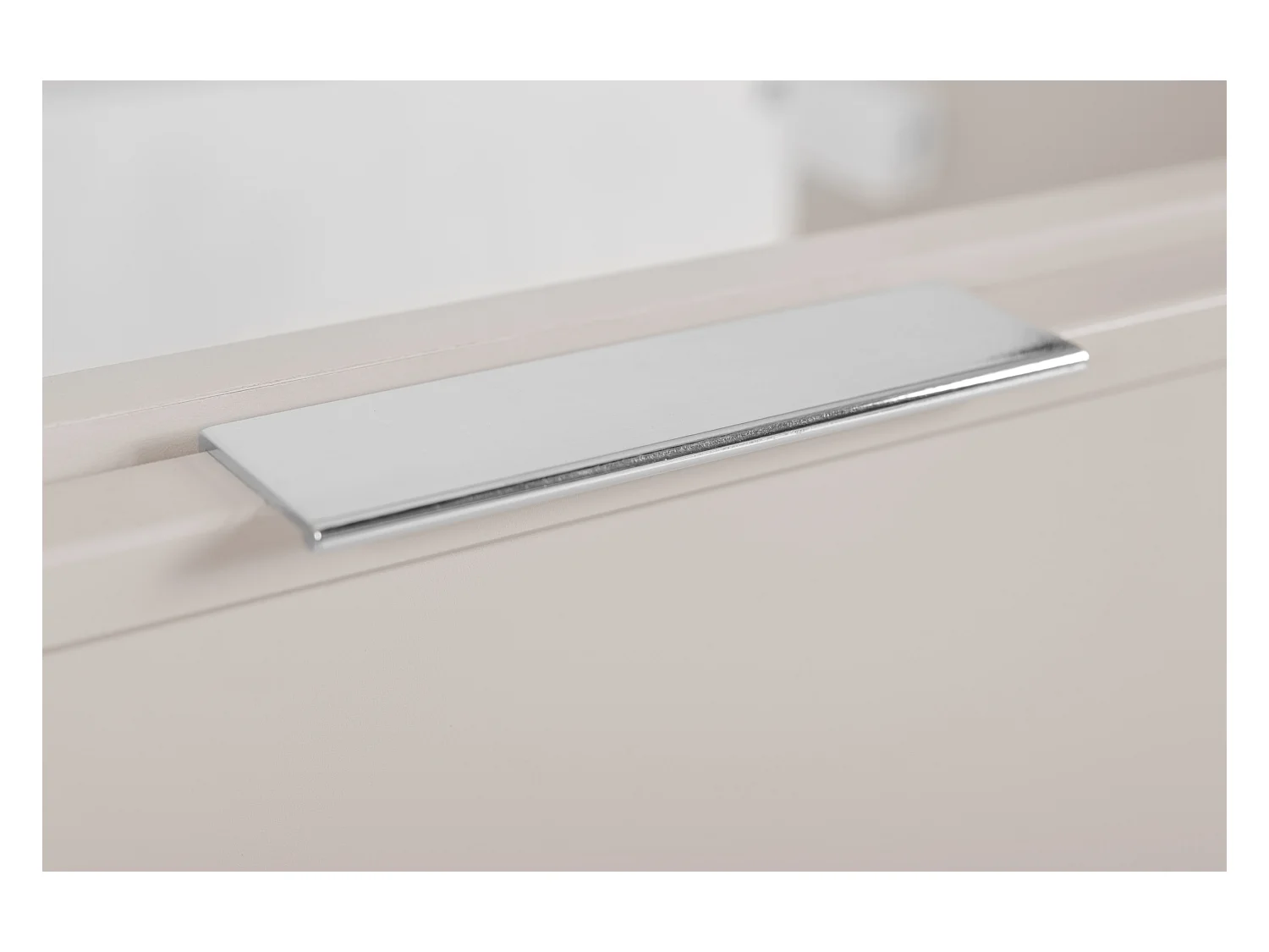 Meuble de salle de bain, Cachemire, poignée argentée, 46 x 80 x 57 cm