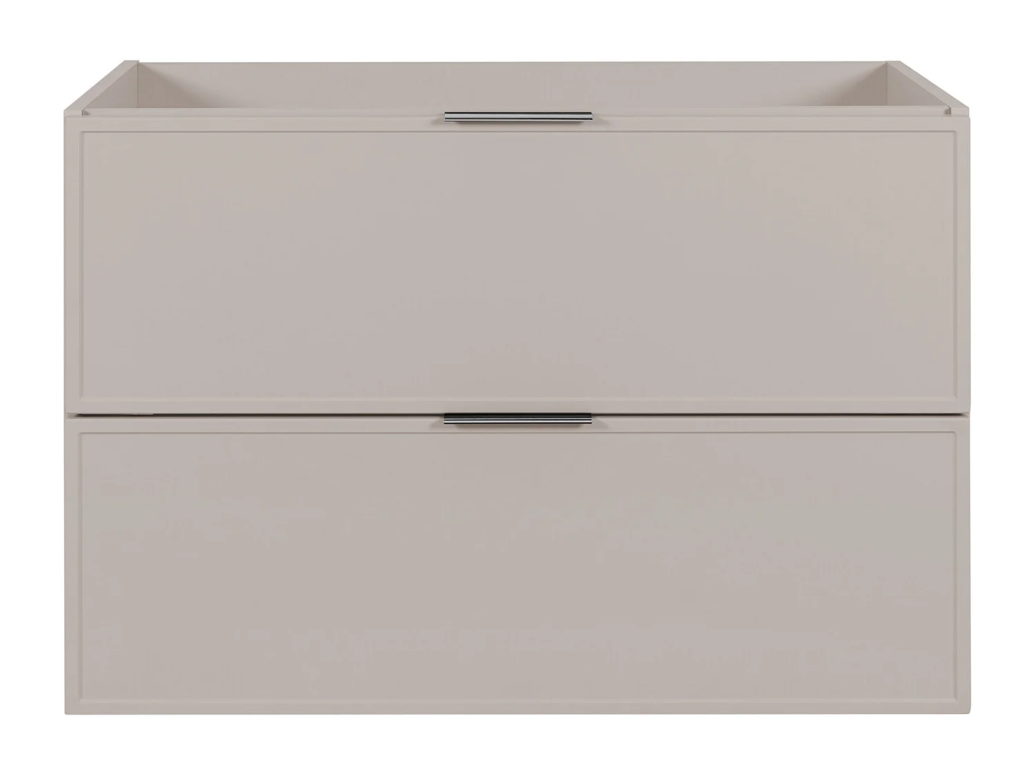 Armário de banheiro, Caxemira, alças: Prata, 46 x 80 x 57 cm