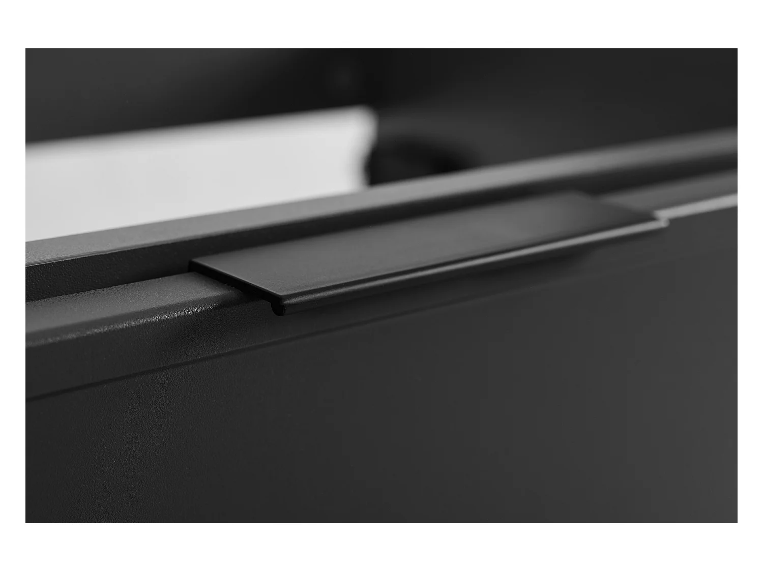 Szafka łazienkowa, ciemnoszary, czarny uchwyt, 46 x 80 x 57 cm