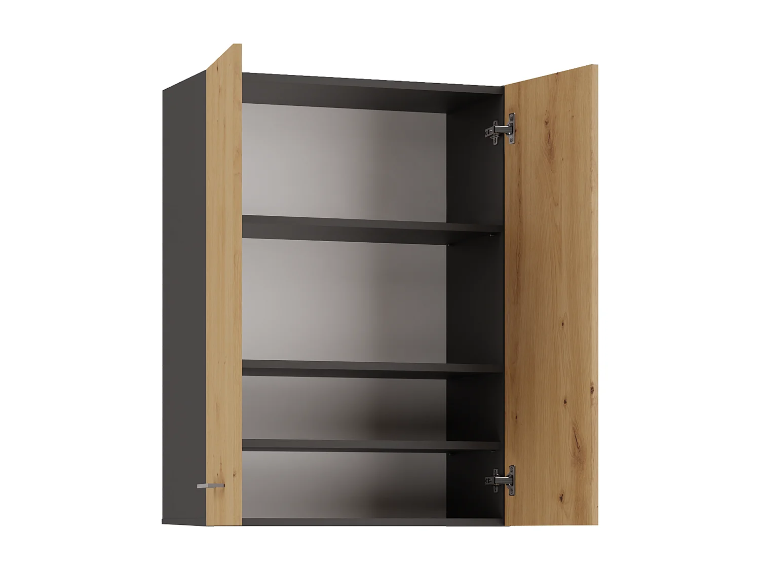 Armoire pour machine à laver, 30 x 64 x 90 cm, Anthracite / Chêne Artisan
