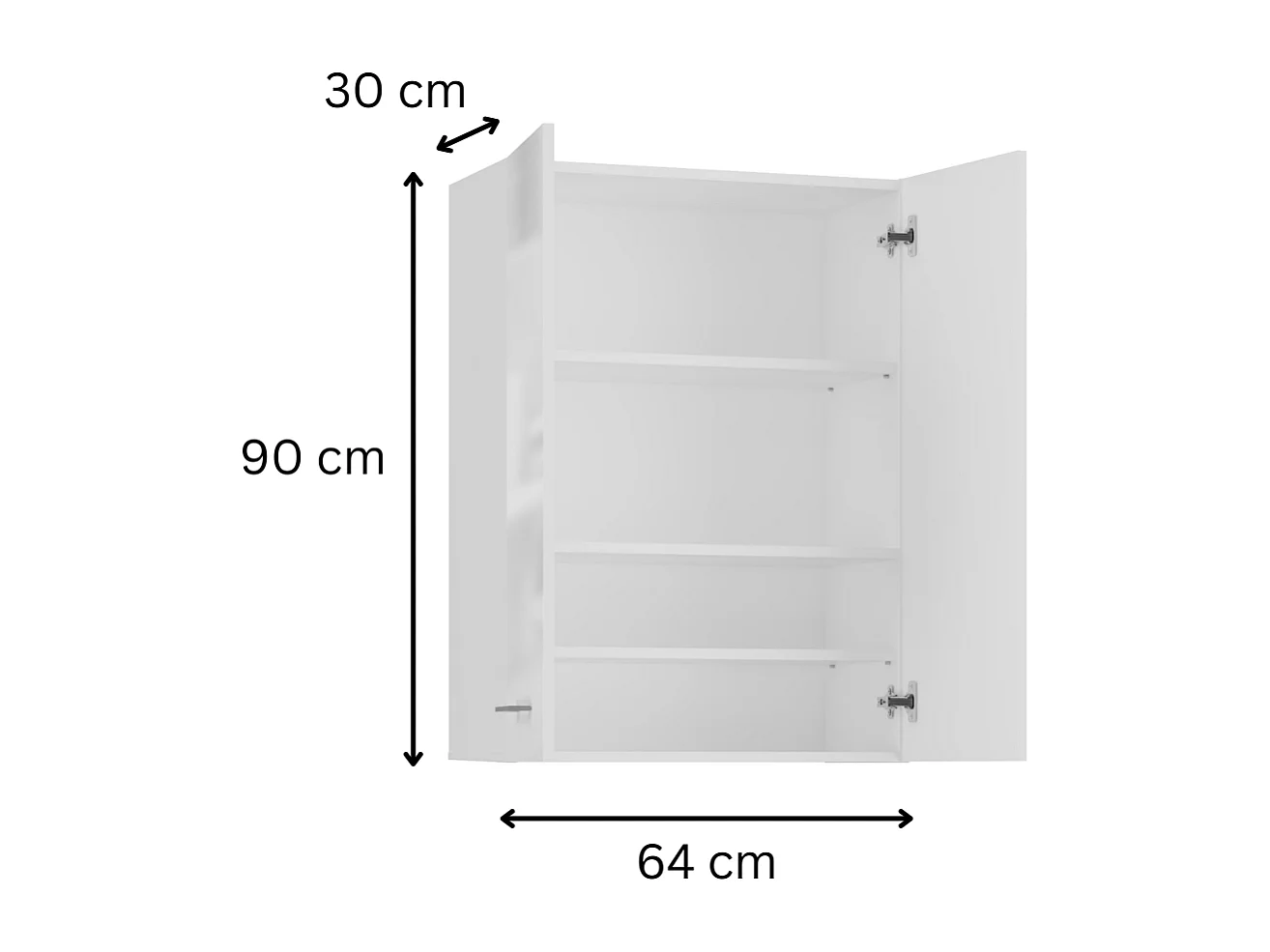 Armoire pour machine à laver, 30 x 64 x 90 cm, Anthracite / Chêne Artisan