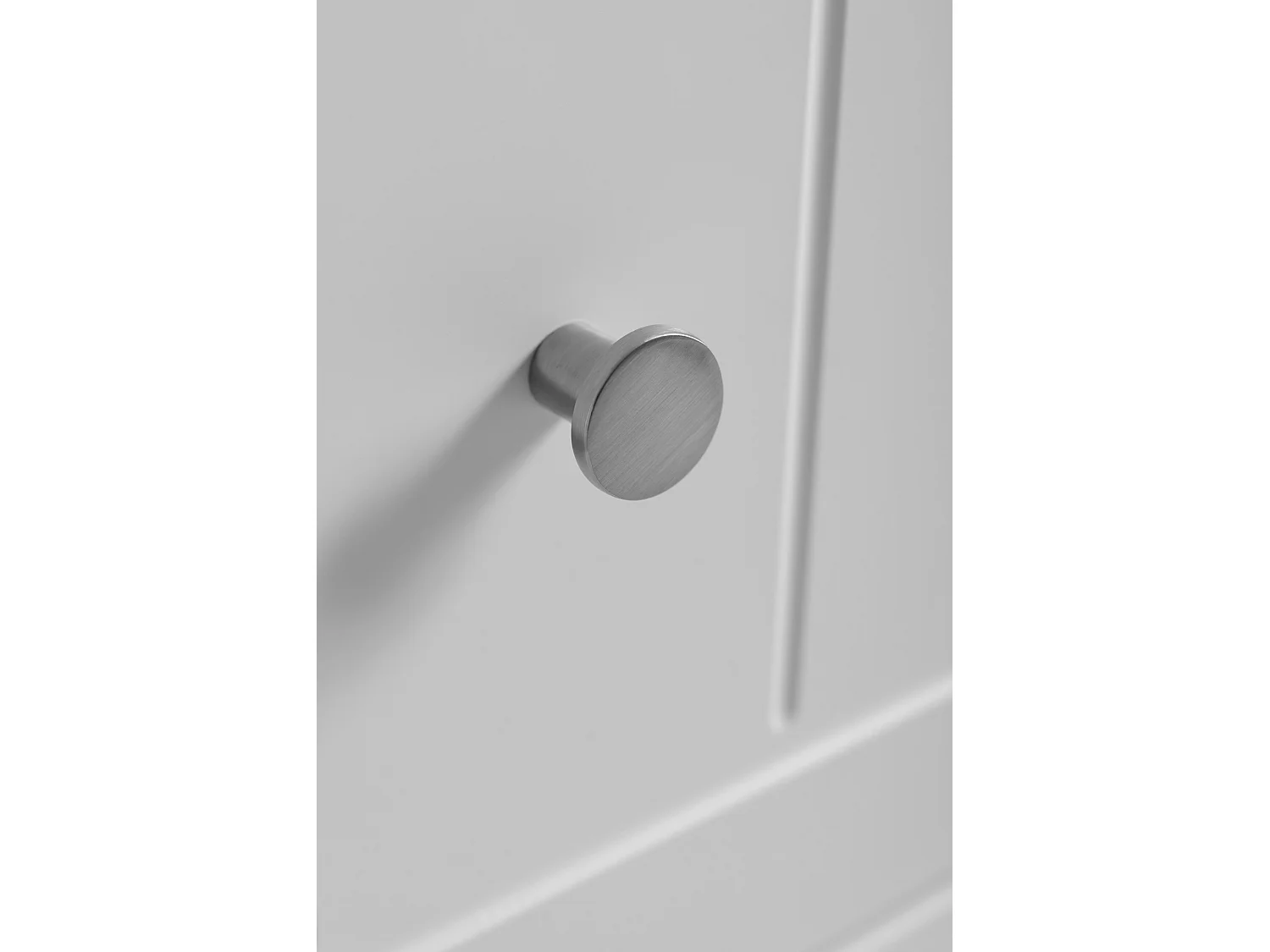 Meuble sous lavabo de style classique, blanc, 80 x 57 x 46 cm