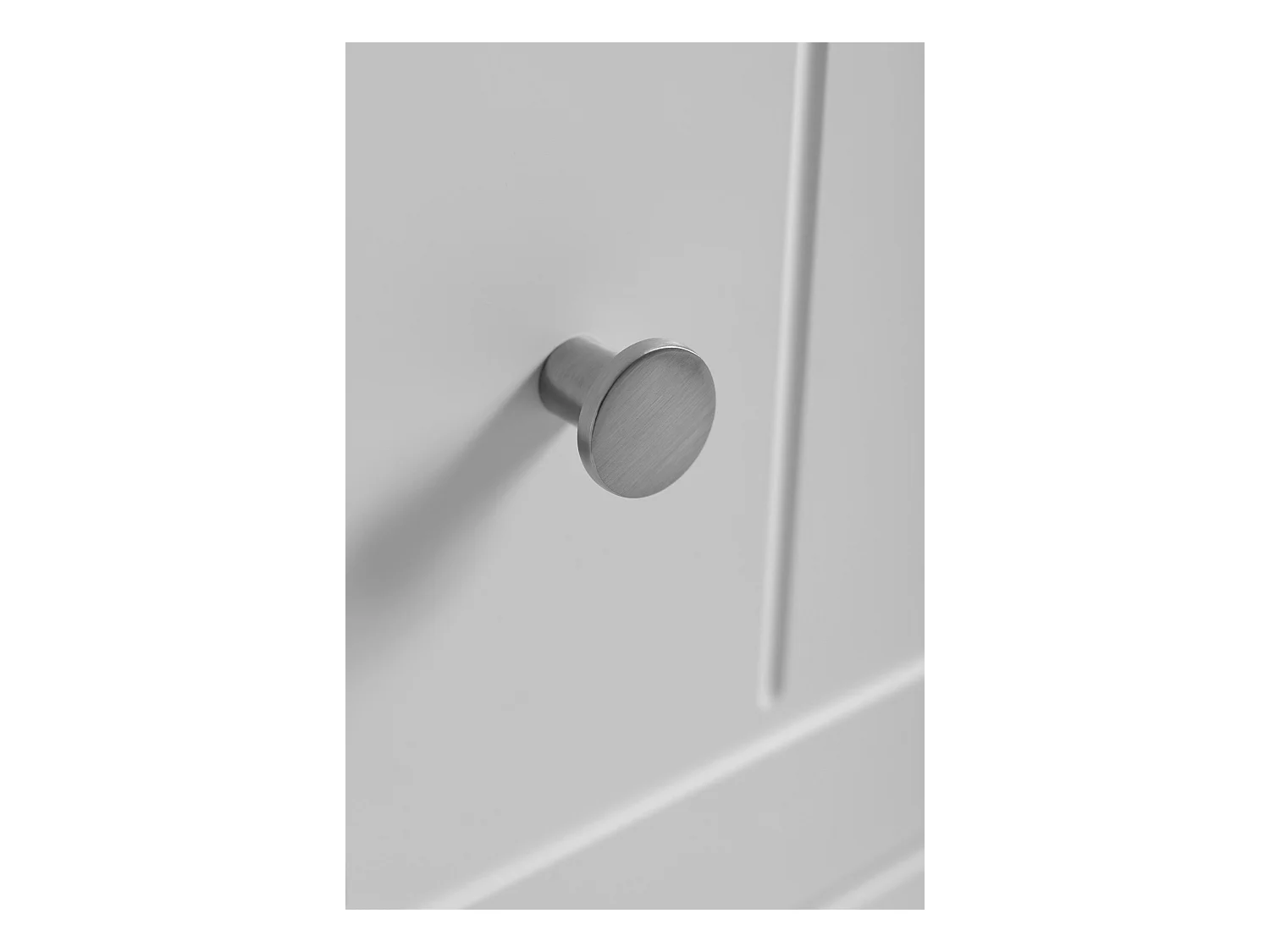 Meuble sous lavabo de style classique, blanc, 60 x 57 x 46 cm