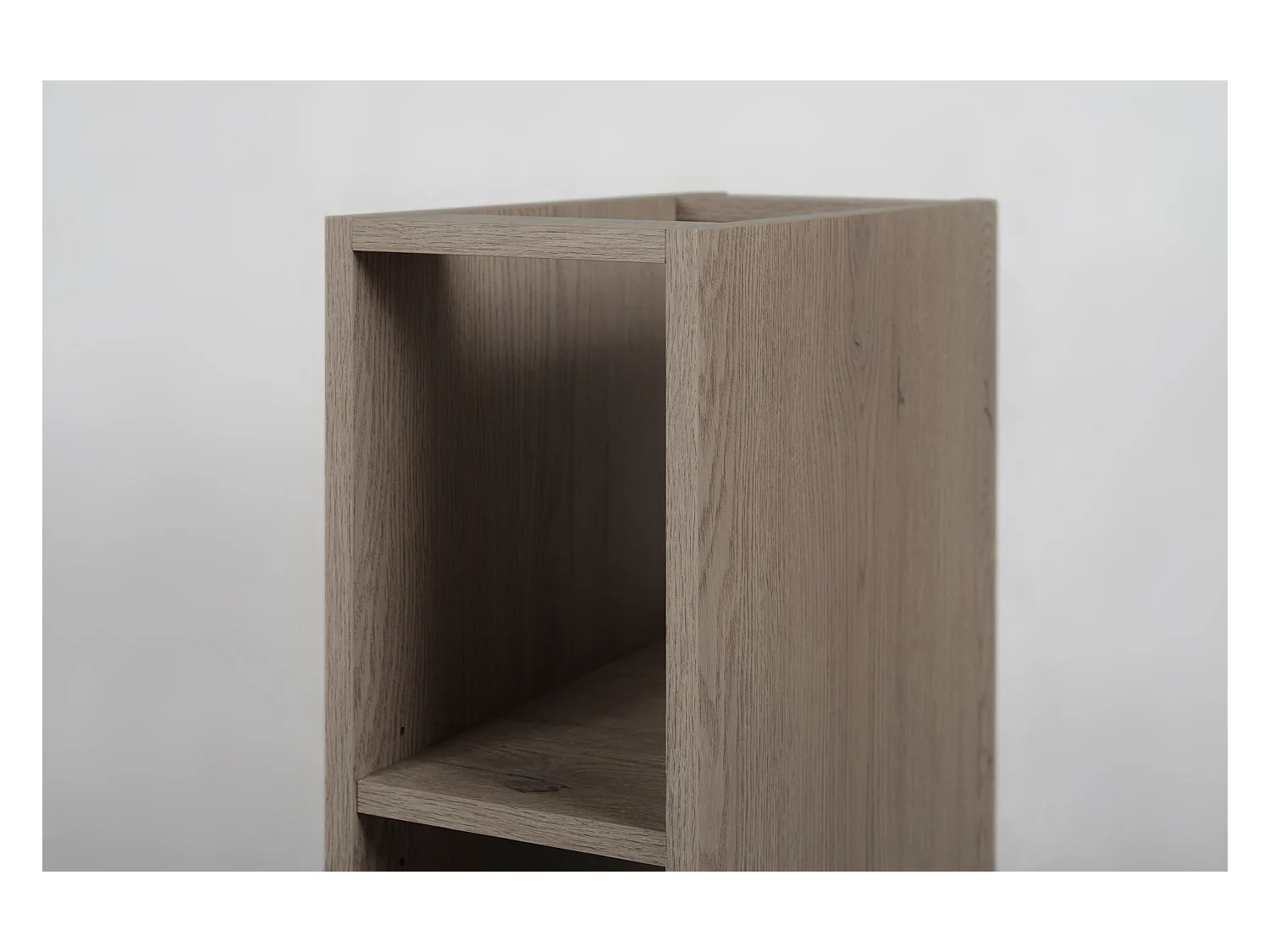 Badkamerplank, Kleur: Donker eiken, 20 x 60 cm