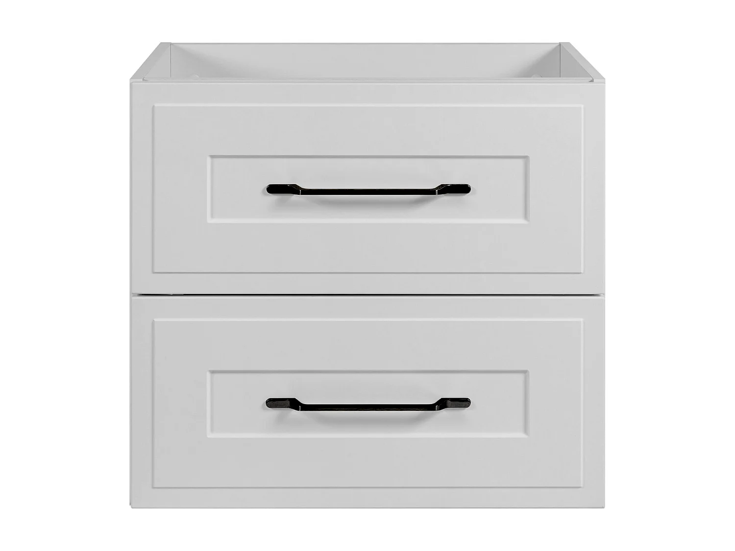 Meuble sous lavabo de style classique, blanc, 60 x 57 x 46 cm