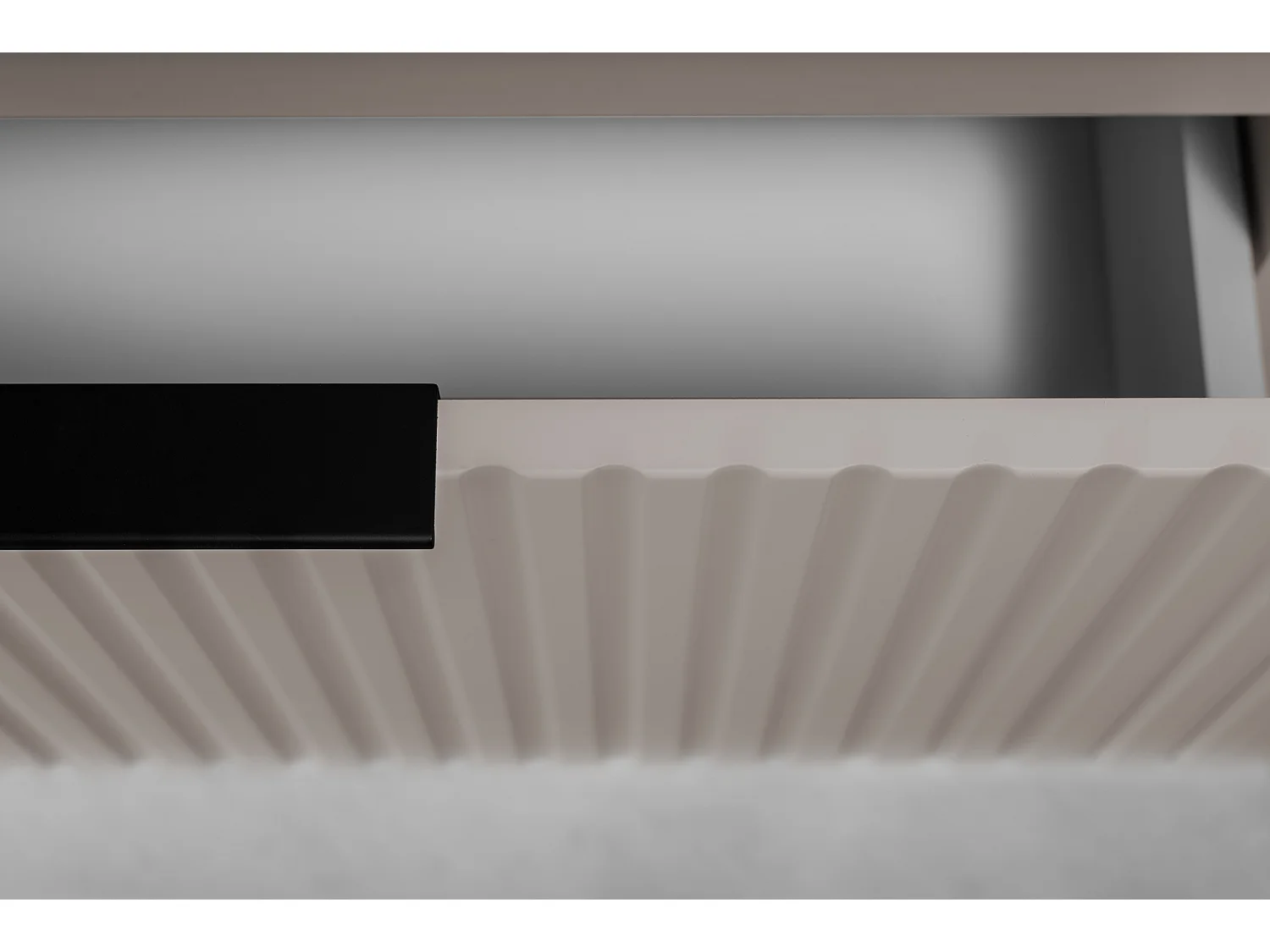 Meuble vasque, Cachemire + poignée noire, 120 (2 x 60)  x 77 x 46 cm, pieds noirs + Plan de travail