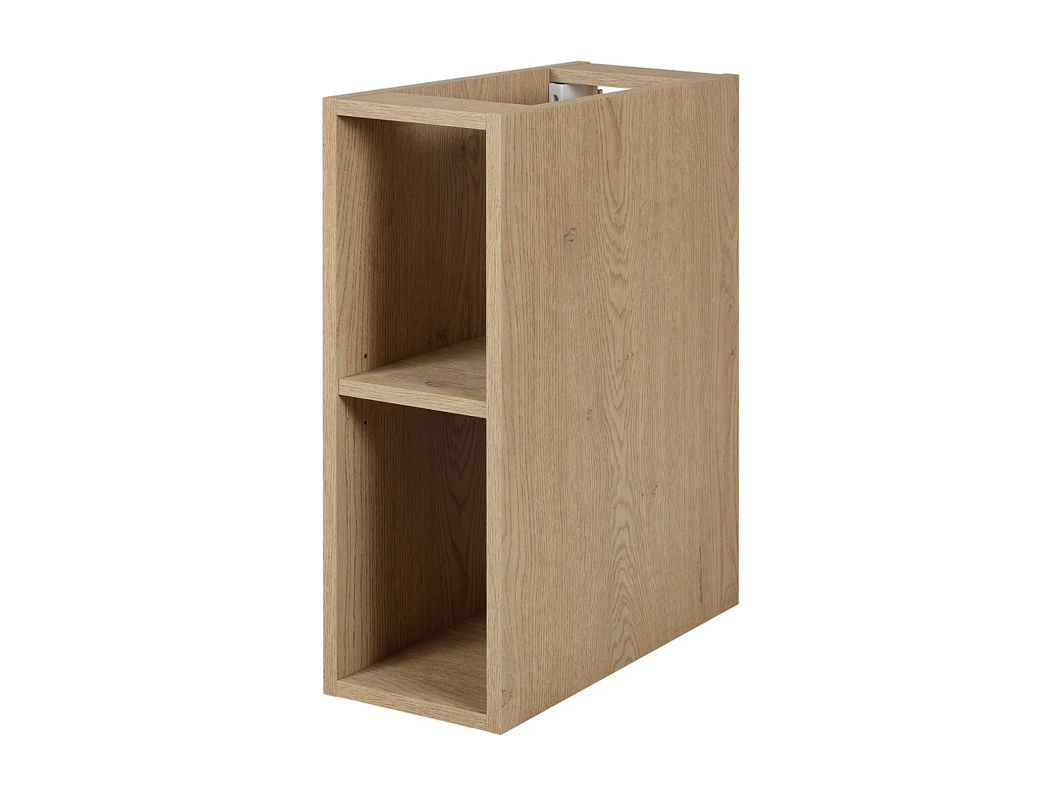 Badkamermeubel 100 cm (80+20), poten, Kleur: Licht eiken, 100 x 80,7 x 46 cm