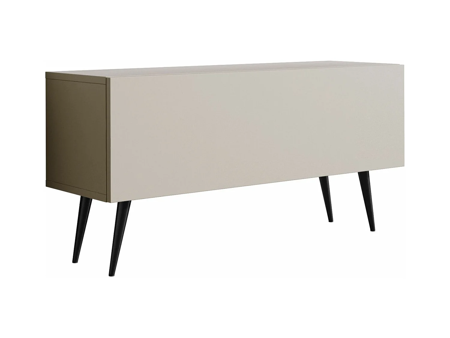 Mueble TV: Cashmere, patas negras, 100 x 52 x 32 cm