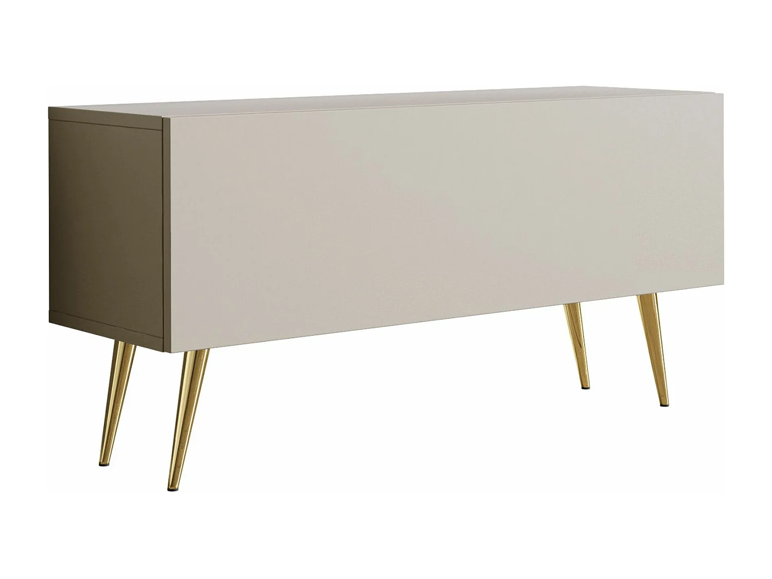 Szafka RTV: Kaszmir, złote nogi, 100 x 52 x 32 cm