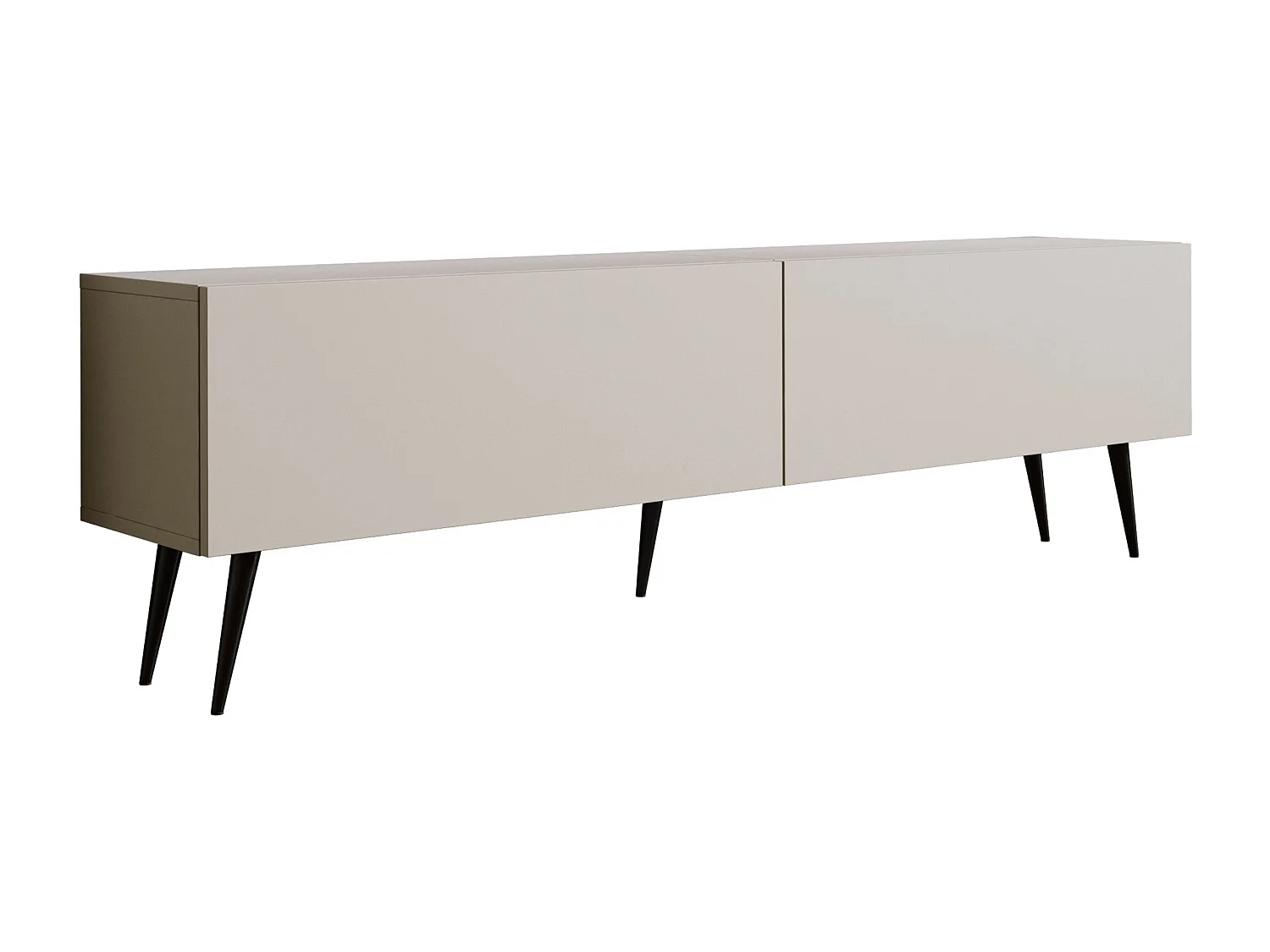 TV-meubel: Kasjmier, zwarte poten, 170 x 52 x 32 cm