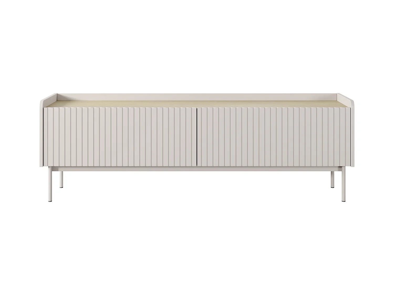 Meuble TV : 2 portes, meuble : Cachemire, 153 x 50.2 x 38cm