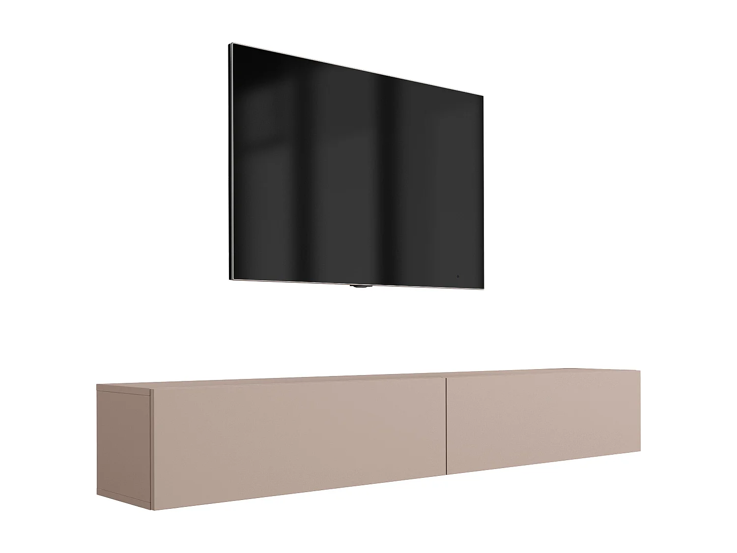 Meuble TV : Brun Caramel, 200 (2 x 100) x 34 x 32 cm