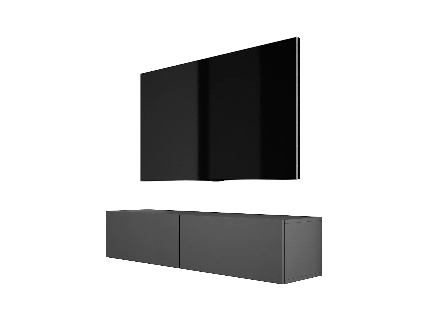 Mobile TV sospeso, 140 x 34 x 32 cm, Antracite