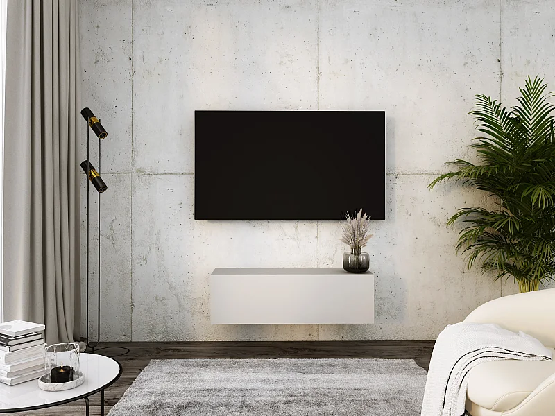 Hängendes TV-Gerät, 100 x 34 x 32 cm, Kaschmir