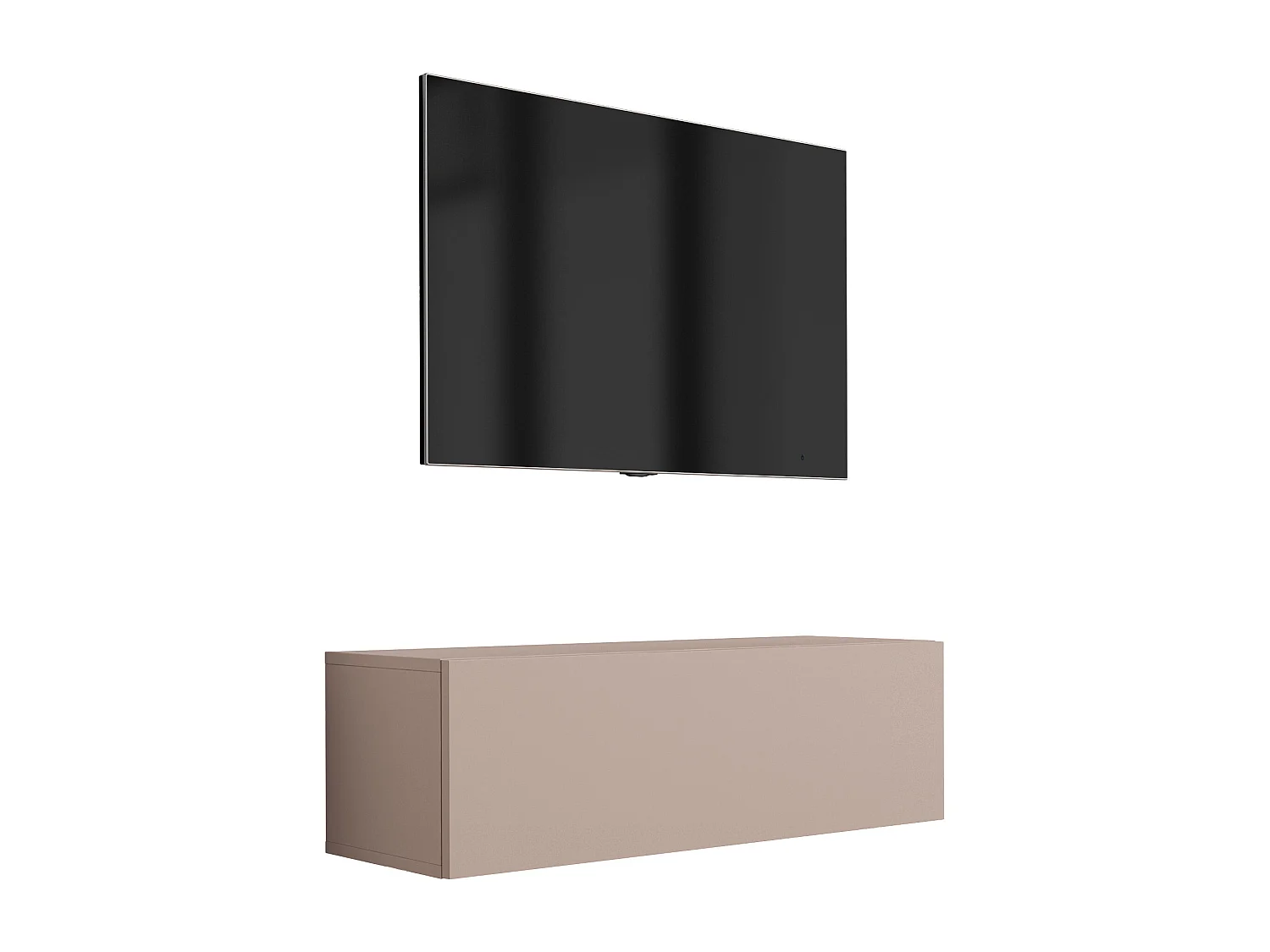 Meuble TV : Brun Caramel, 100 x 34 x 32 cm