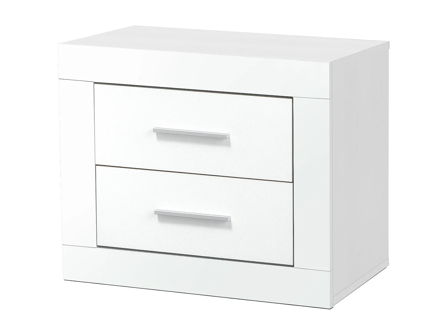 Mesita Loira 3 Cajones - 46X54X35 Blanco