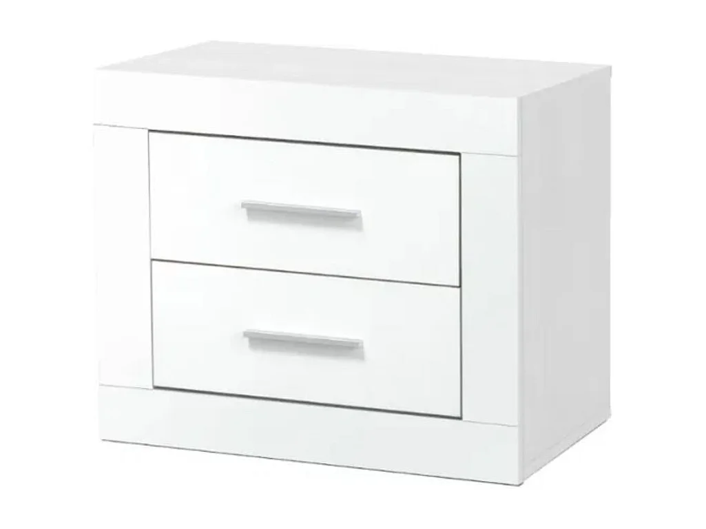 Mesita Loira 3 Cajones - 46X54X35 Blanco