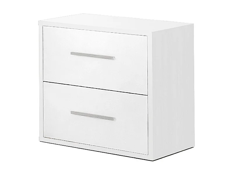 Mesita 2 Cajones - 42X40X28 Blanco