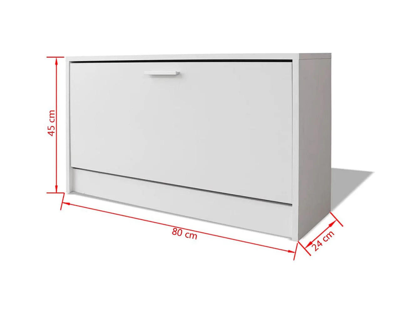 Table de salle à manger 140 x 80 x 75 cm blanc