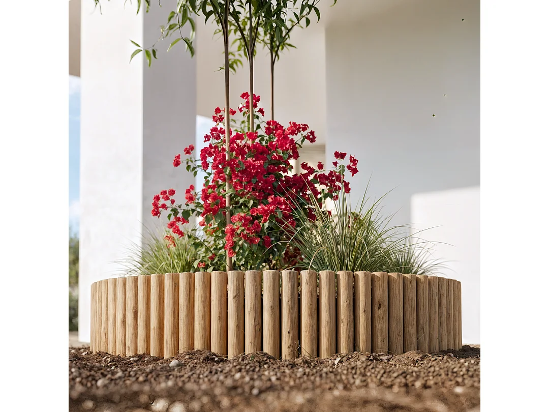 Bordo de madera talos roll nortene 20X200X5 CM