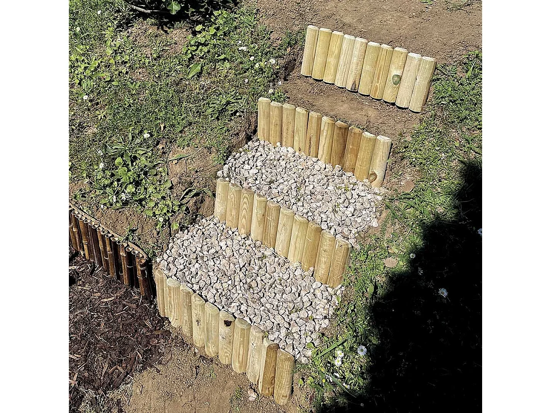 Bordo de madera talos roll nortene 20X200X5 CM