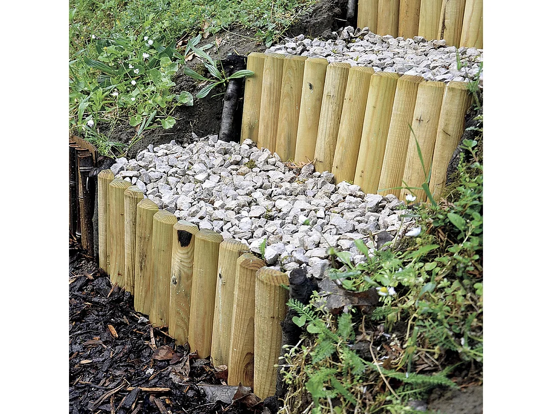 Bordo de madera talos roll nortene 20X250X7 CM