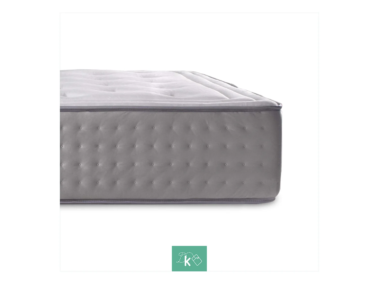 Topper Espuma Viscoelástica Sin Funda 105 x 190 cm 2 cm Grosor