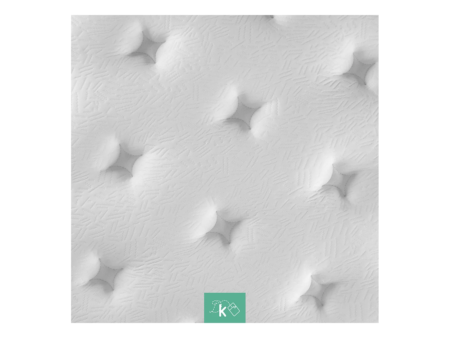 Topper Espuma Viscoelástica Sin Funda 105 x 190 cm 2 cm Grosor