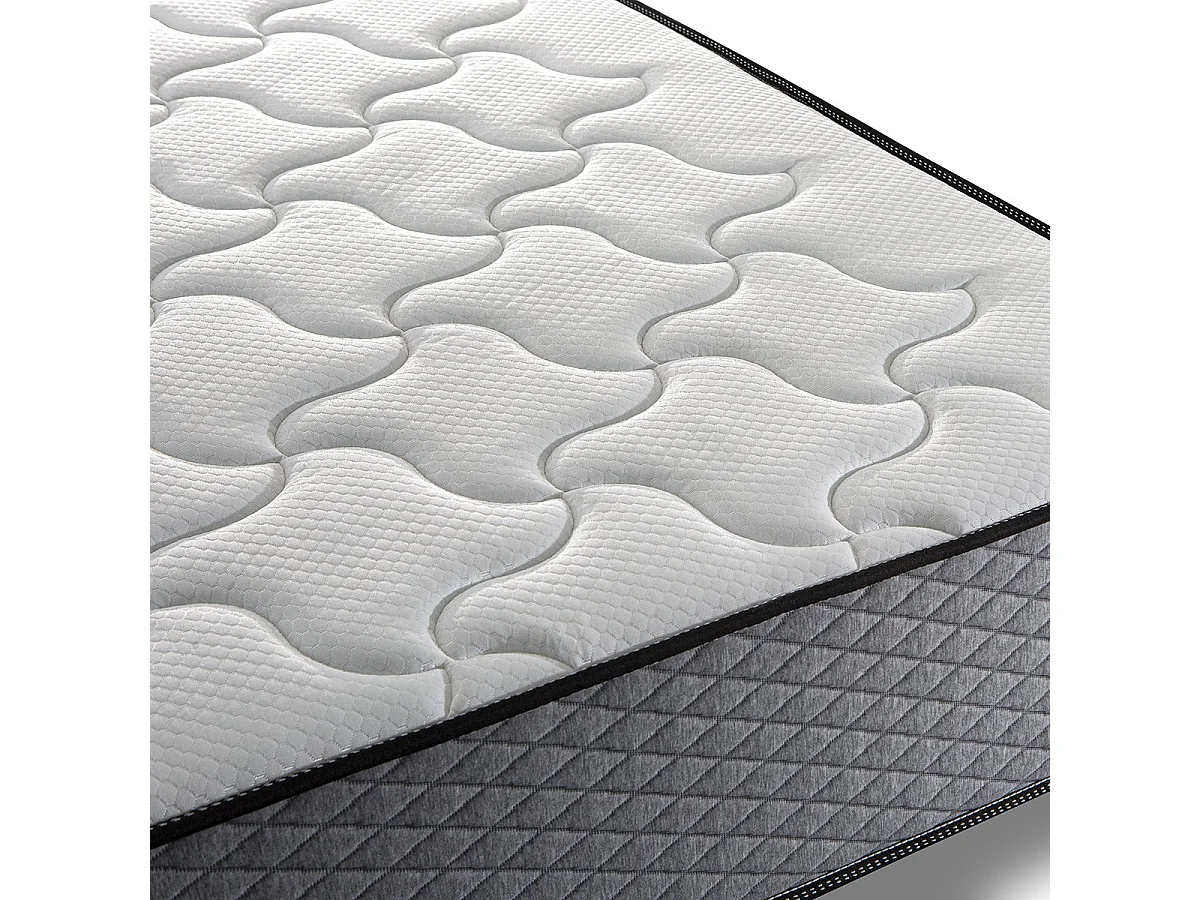 Colchón viscoelástico 90x190 cm Alora 20 - Altura +/- 20 cm - Cara Invierno/Verano - Firmeza Media/Alta - Sistema multicapas - Certificado Oeko Tex