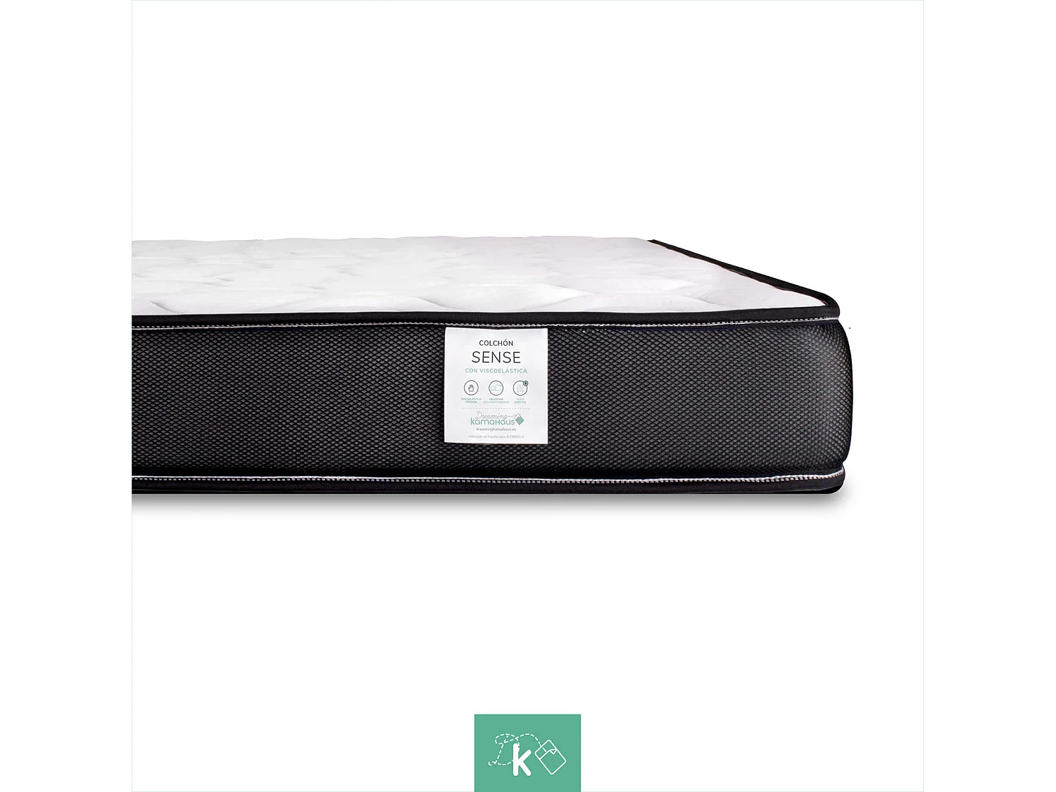 Colchón Viscoelástico Cama Nido 80 x 200 cm Reversible Altura +/- 16 cm