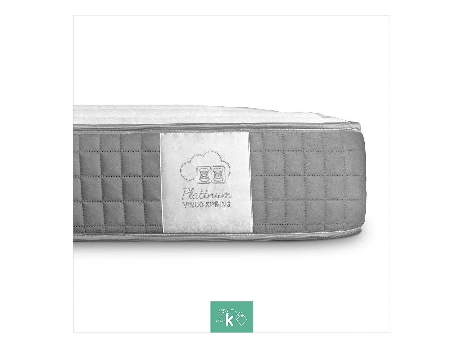 Colchón Muelles Ensacados 90 x 200 cm Viscoelástico Altura +/- 24 cm