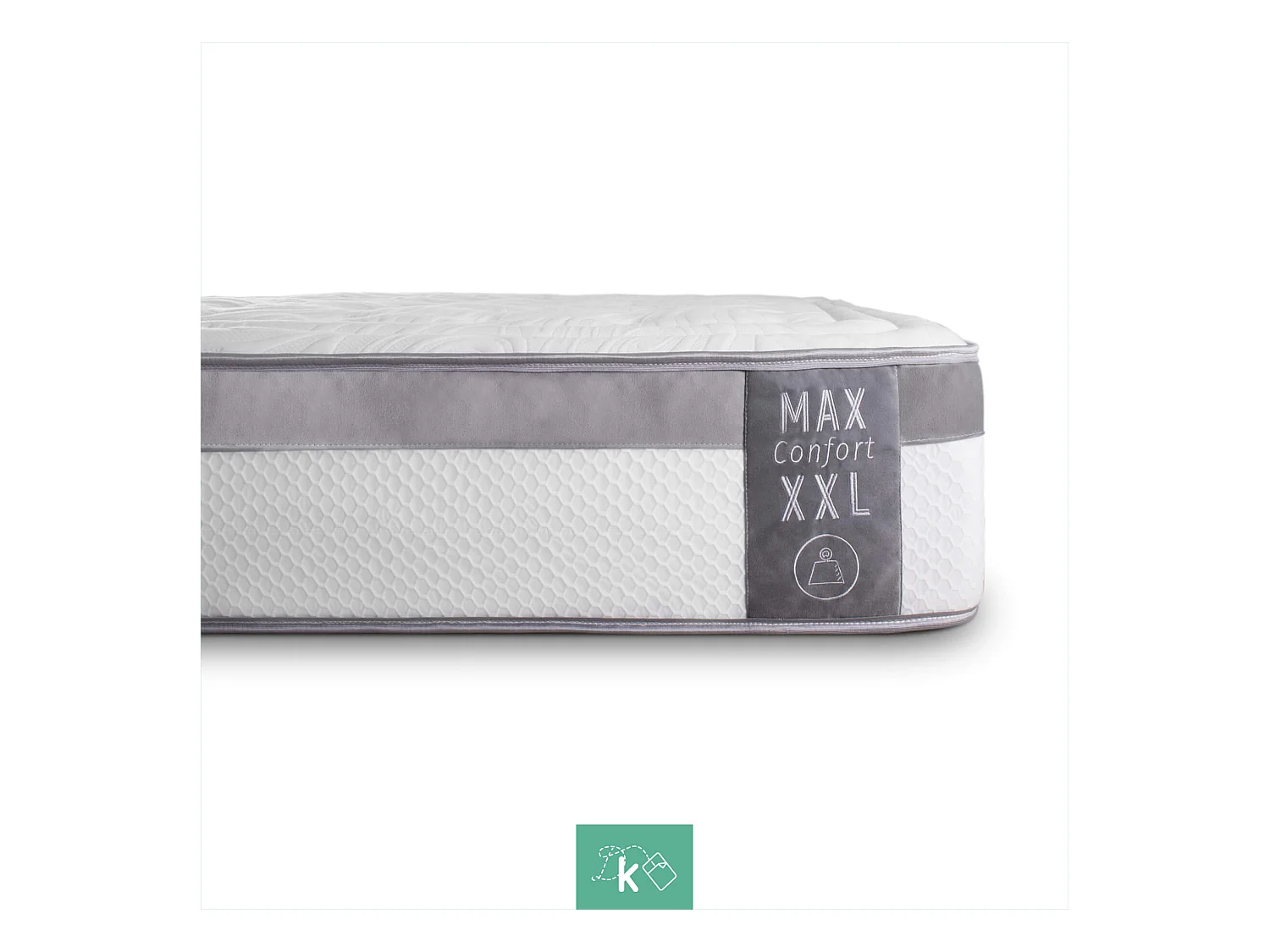 Colchón 140 x 190 cm Viscoelástico Reforzado Gran Adaptabilidad Altura +/- 30 cm