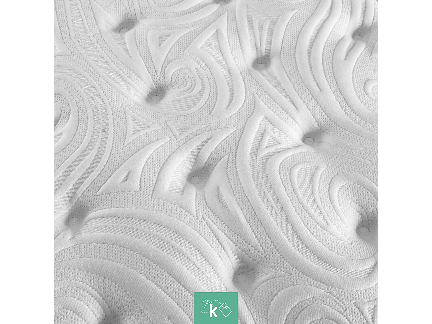 Colchón 140 x 190 cm Viscoelástico Reforzado Gran Adaptabilidad Altura +/- 30 cm