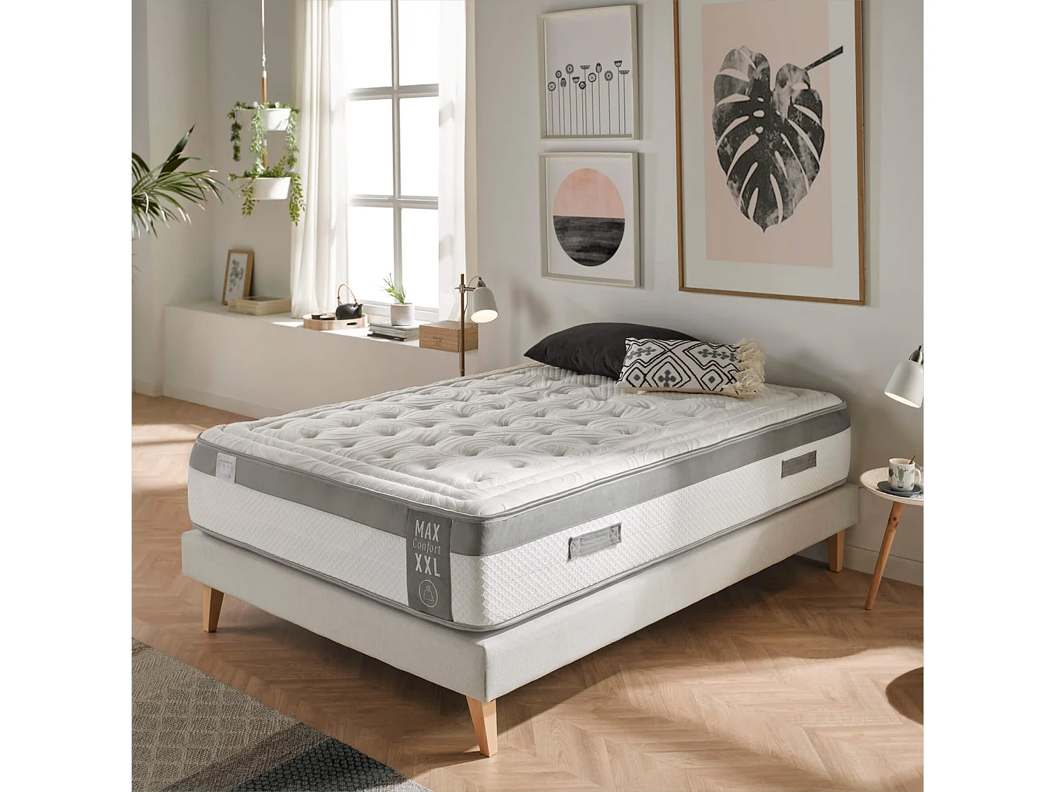 Colchón 80 x 180 cm Viscoelástico Reforzado Gran Adaptabilidad Altura +/- 30 cm