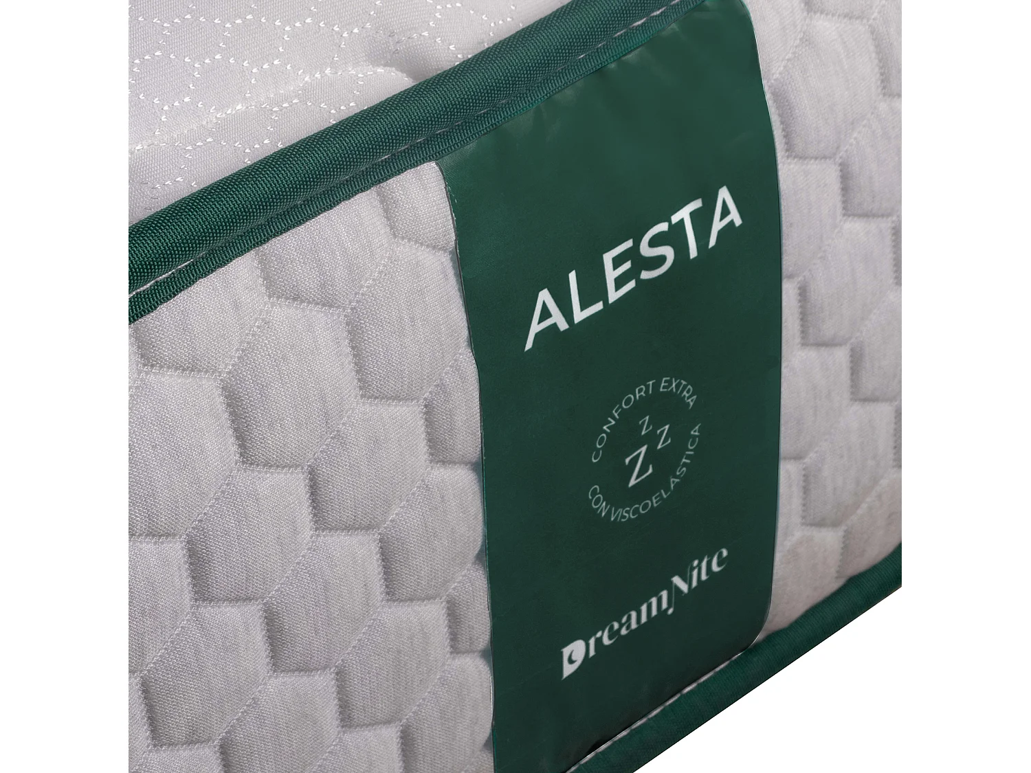 Colchón Alesta 150 x 190 cm, Colchón Viscoelástico Reversible, Alta Transpirabilidad, Firmeza Media, Alivio de Tensión Muscular y Lumbar