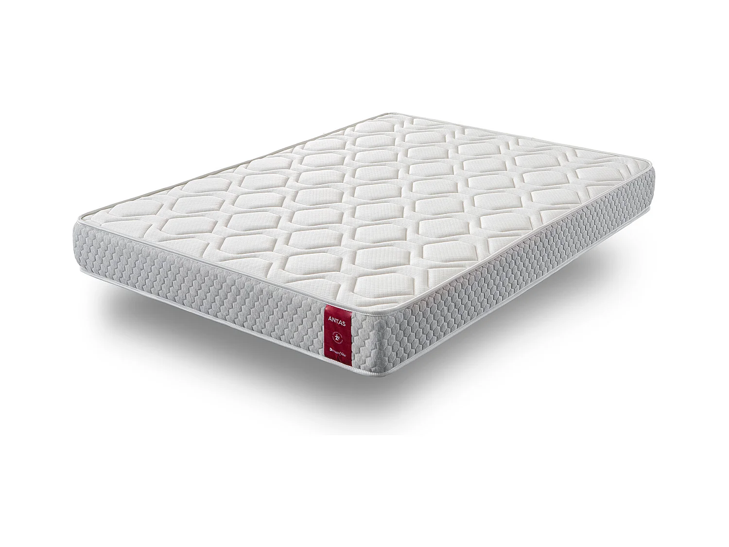Matelas à mémoire de forme 120x190 cm Antas - Épaisseur +- 20 cm - Ferme - Accueil progressif - Mousse HR haute densité - Independance de couchages