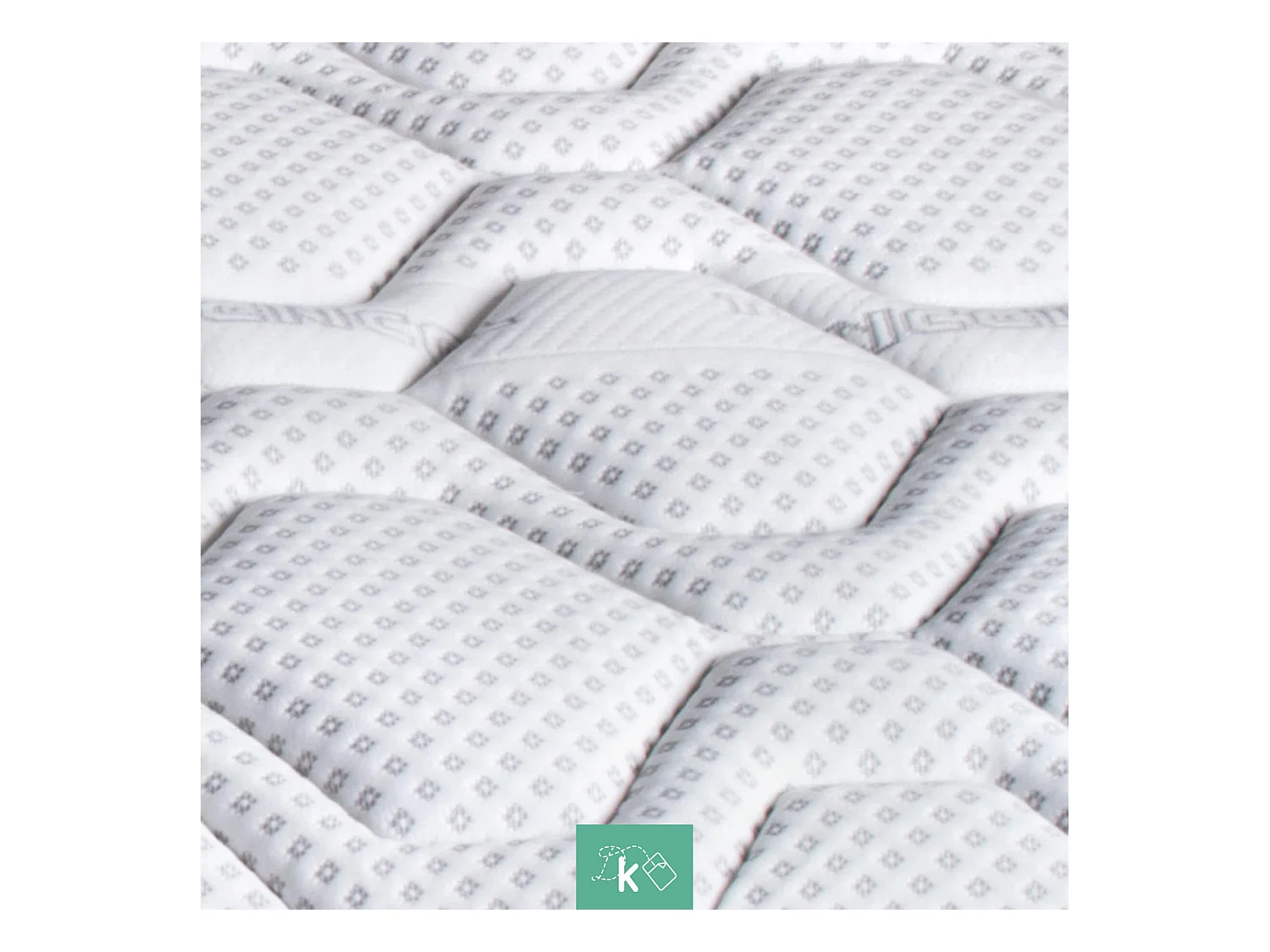 Colchón 120 x 190 cm Viscoelástico Luxury Altura +/- 30 cm