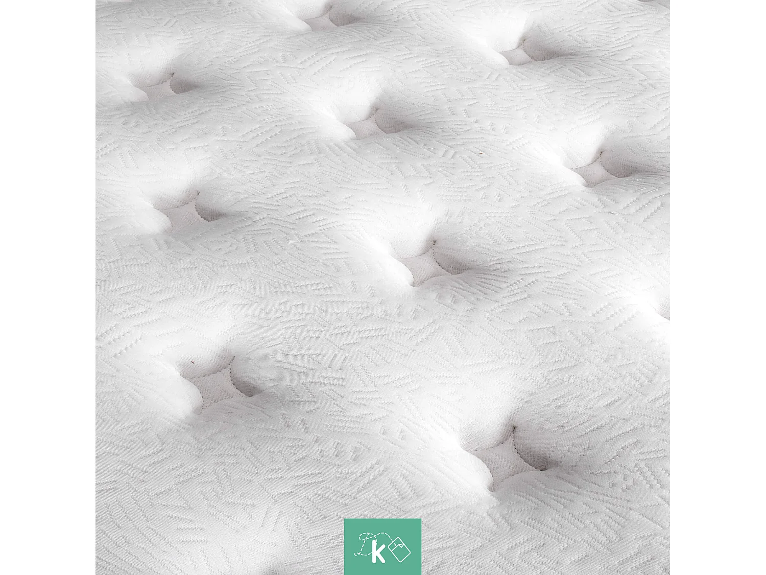 Colchón Muelles Ensacados 135 x 190 cm Viscoelástico Altura +/- 24 cm