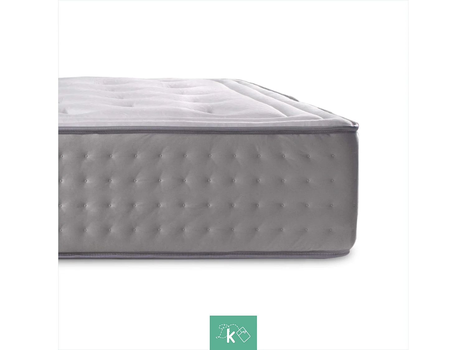 Topper Espuma Viscoelástica Sin Funda 90 x 190 cm 2 cm Grosor