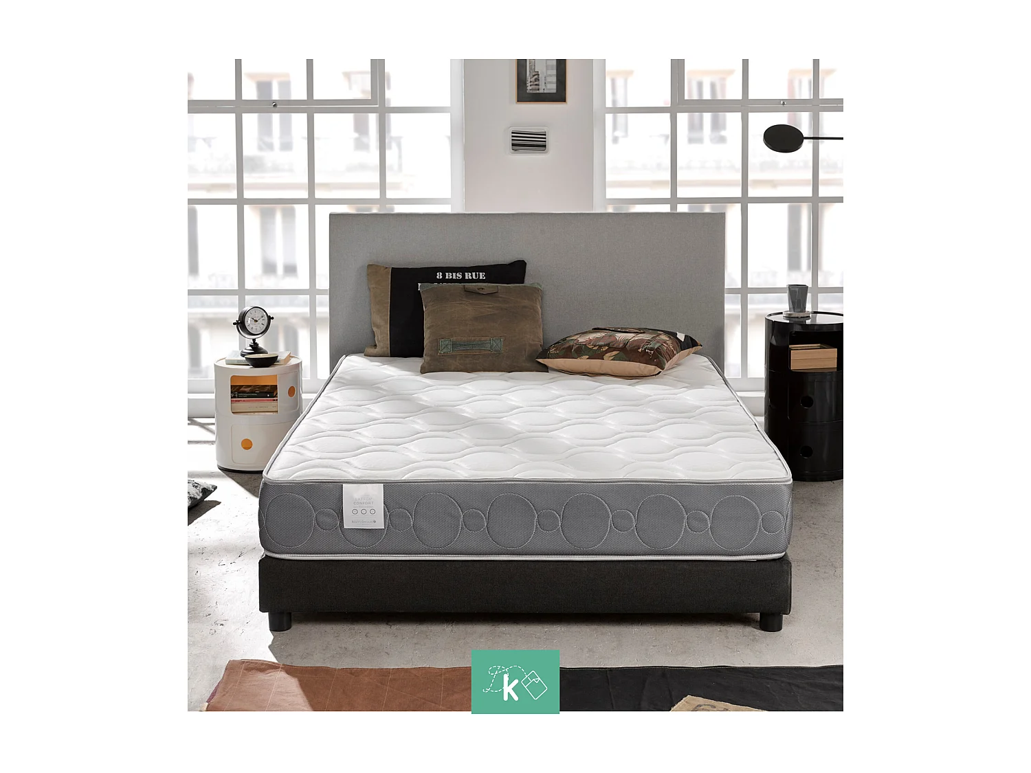 Colchón 120 x 200 cm Viscoelástico Extreme Comfort Altura +/- 23 cm