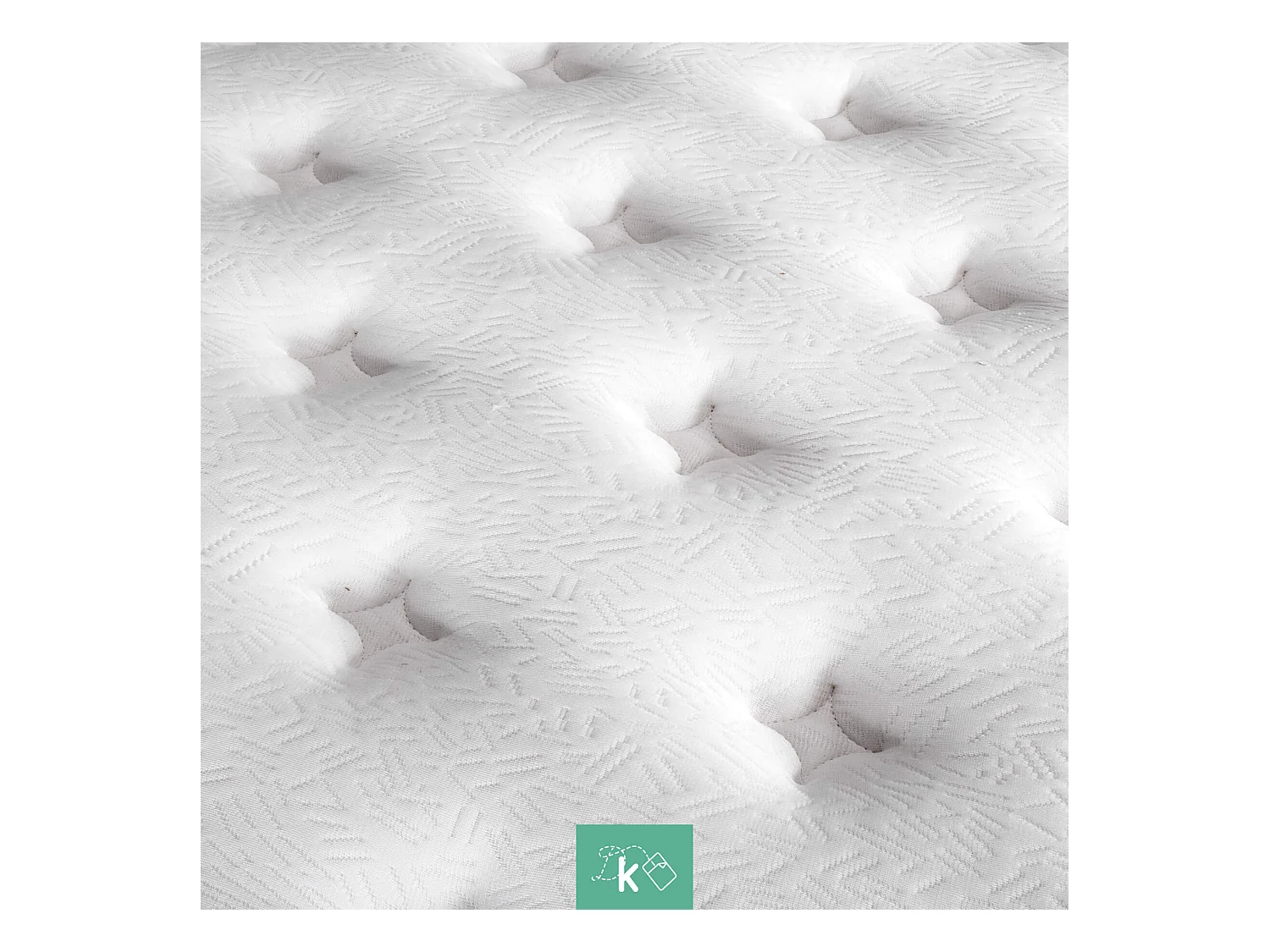 Colchón Muelles Ensacados 80 x 180 cm Viscoelástico Altura +/- 24 cm